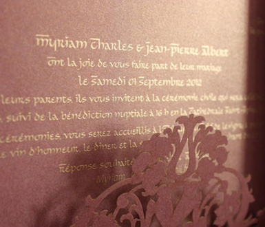 carte mariage luxe Marrakech